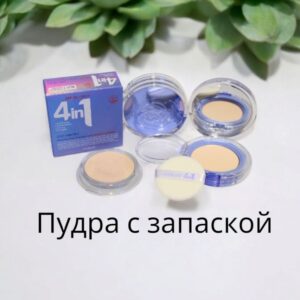 Пудра с запаской фиолетовая, 4in1, DC-2788